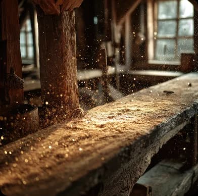 Creature Solutions attic restoration after wildlife damage in a Central Florida home
